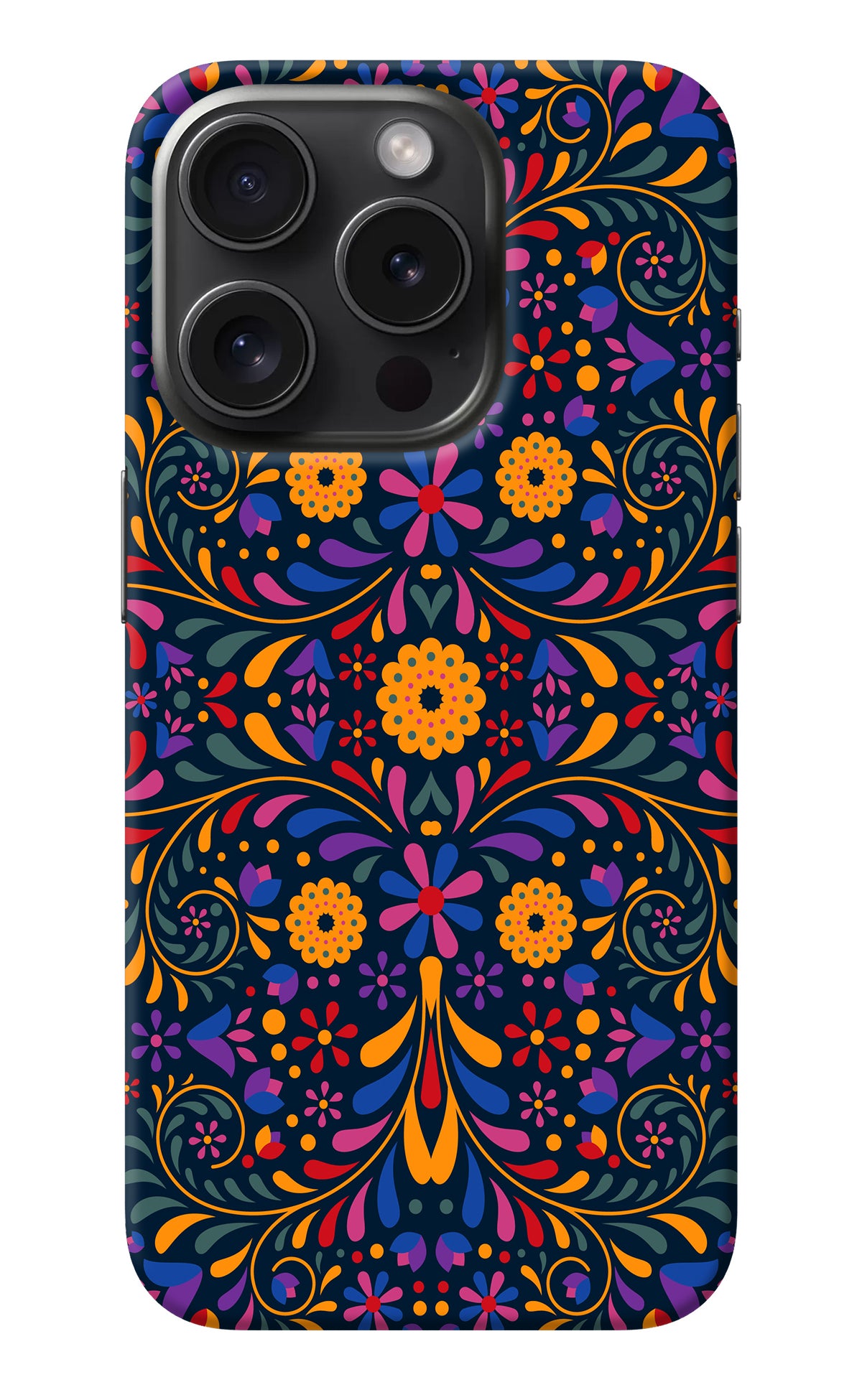 Mexican Art iPhone 15 Pro Back Cover