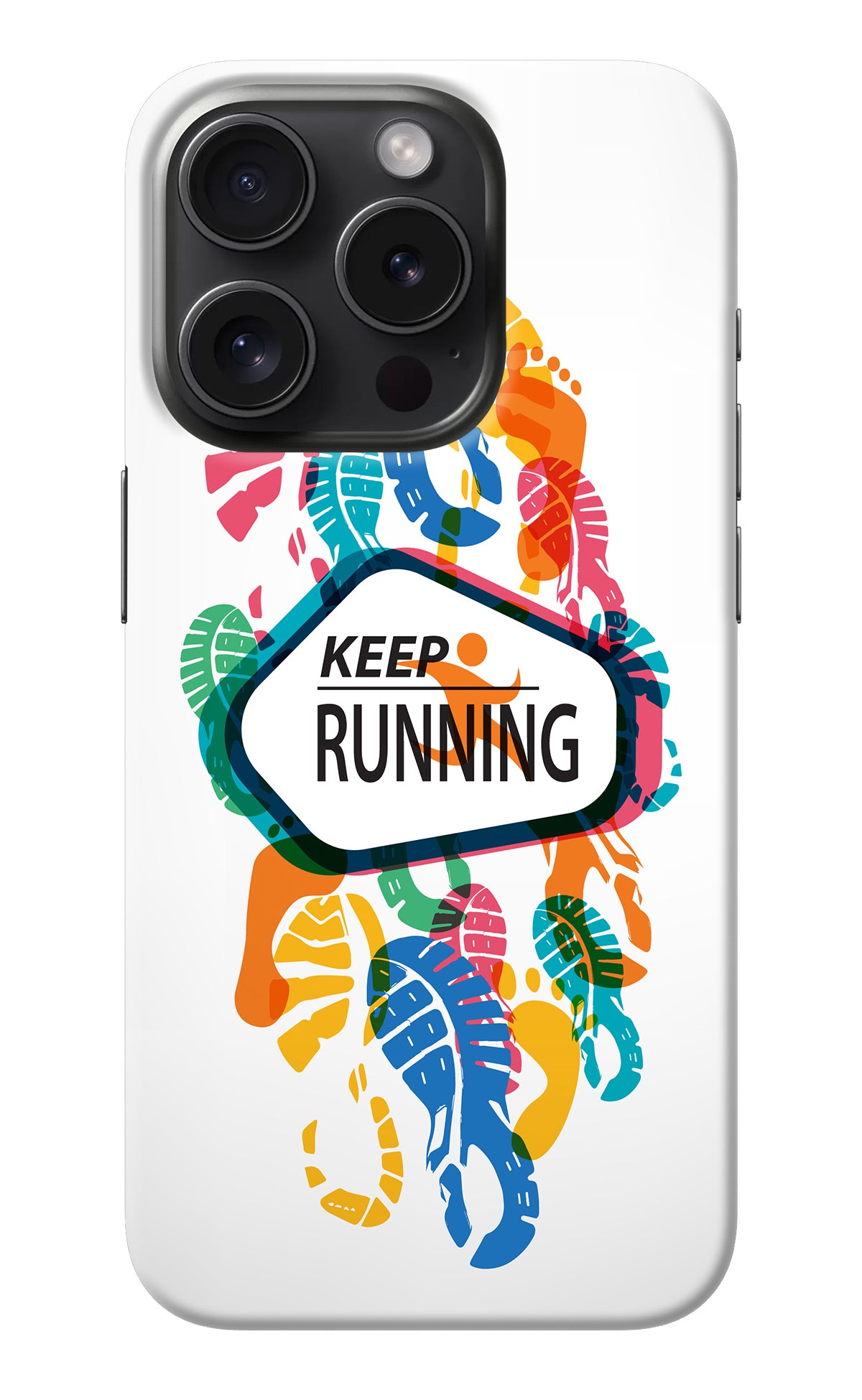 Keep Running iPhone 15 Pro Back Cover