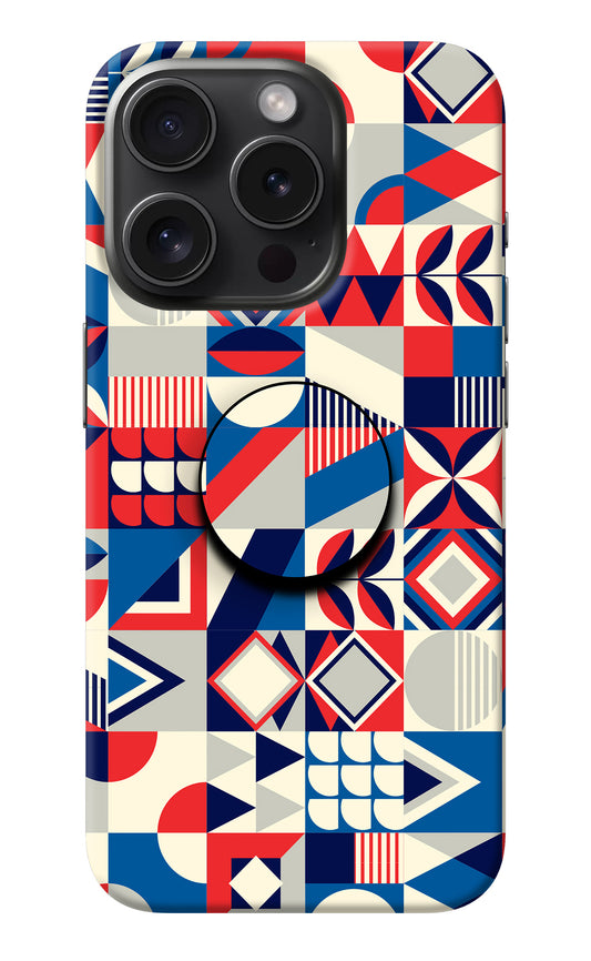 Colorful Pattern iPhone 15 Pro Pop Case