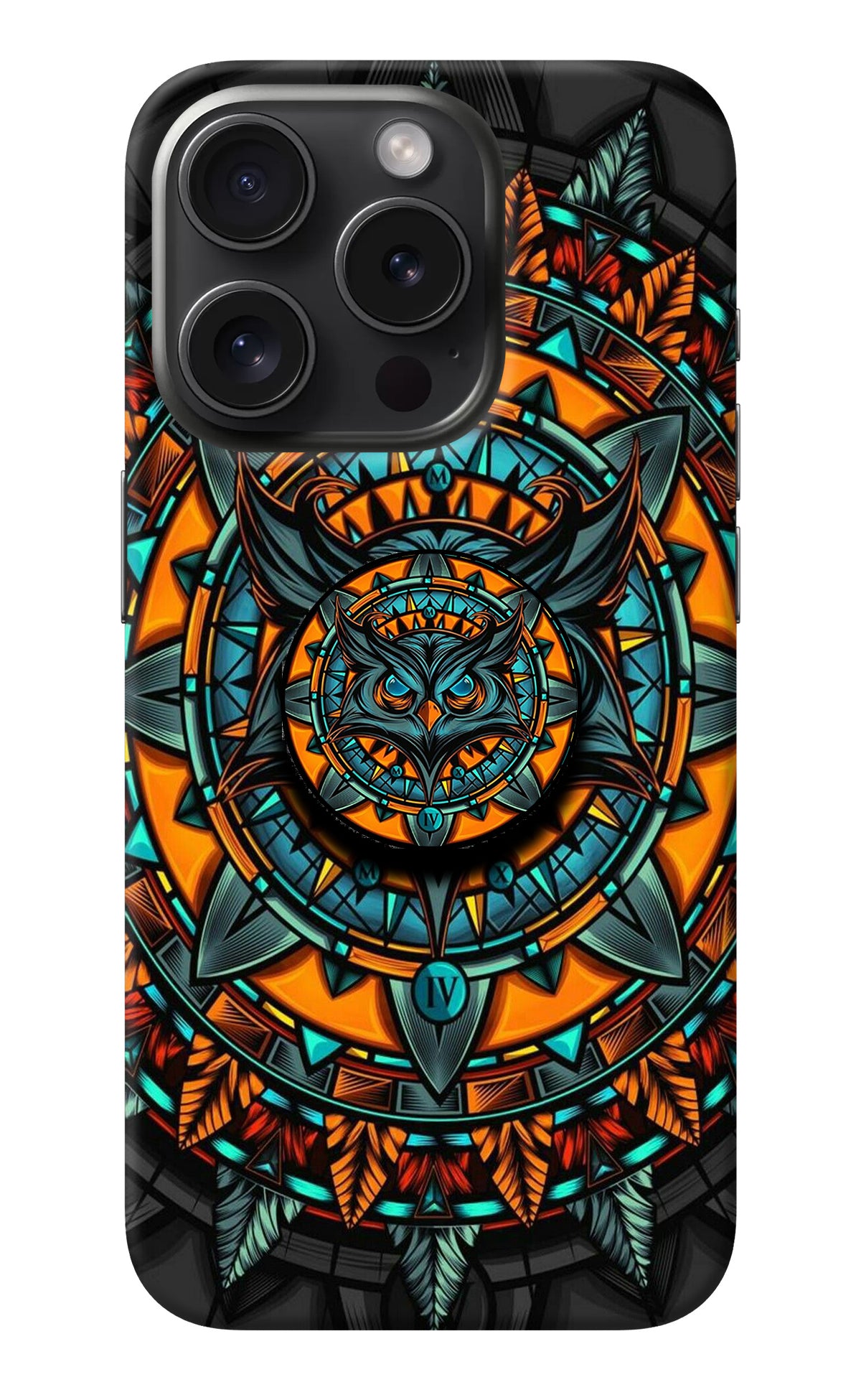 Angry Owl iPhone 15 Pro Pop Case