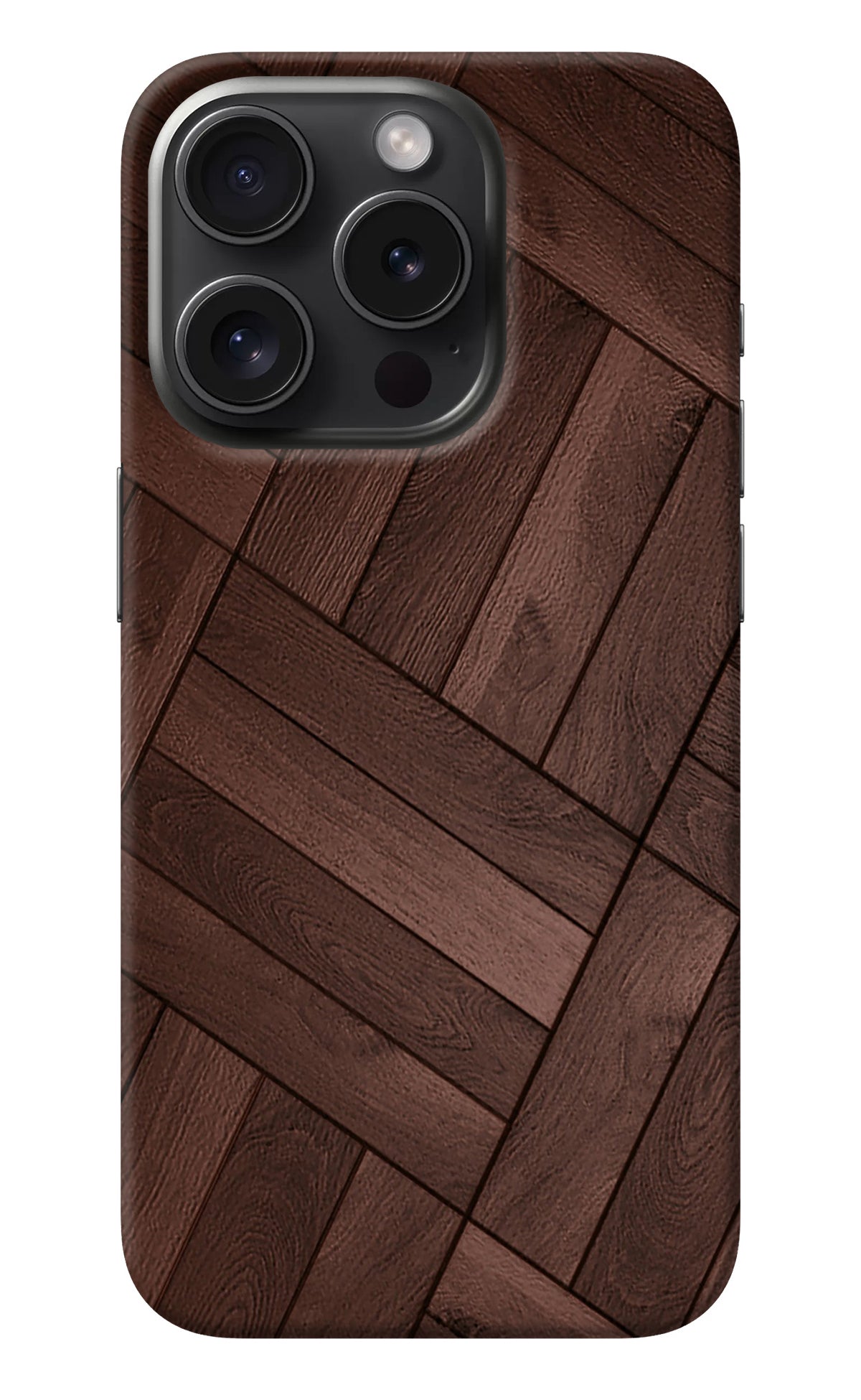 Wooden Texture Design iPhone 15 Pro Max Back Cover