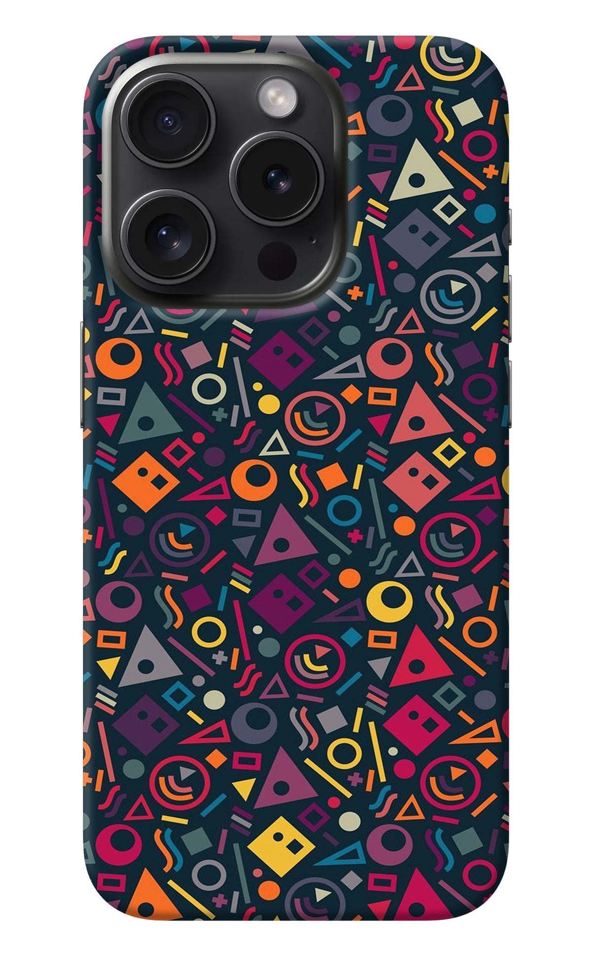 Geometric Abstract iPhone 15 Pro Max Back Cover