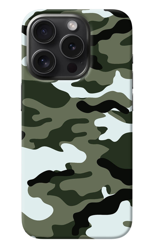 Camouflage iPhone 15 Pro Max Back Cover