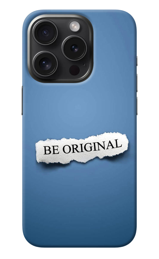 Be Original iPhone 15 Pro Max Back Cover