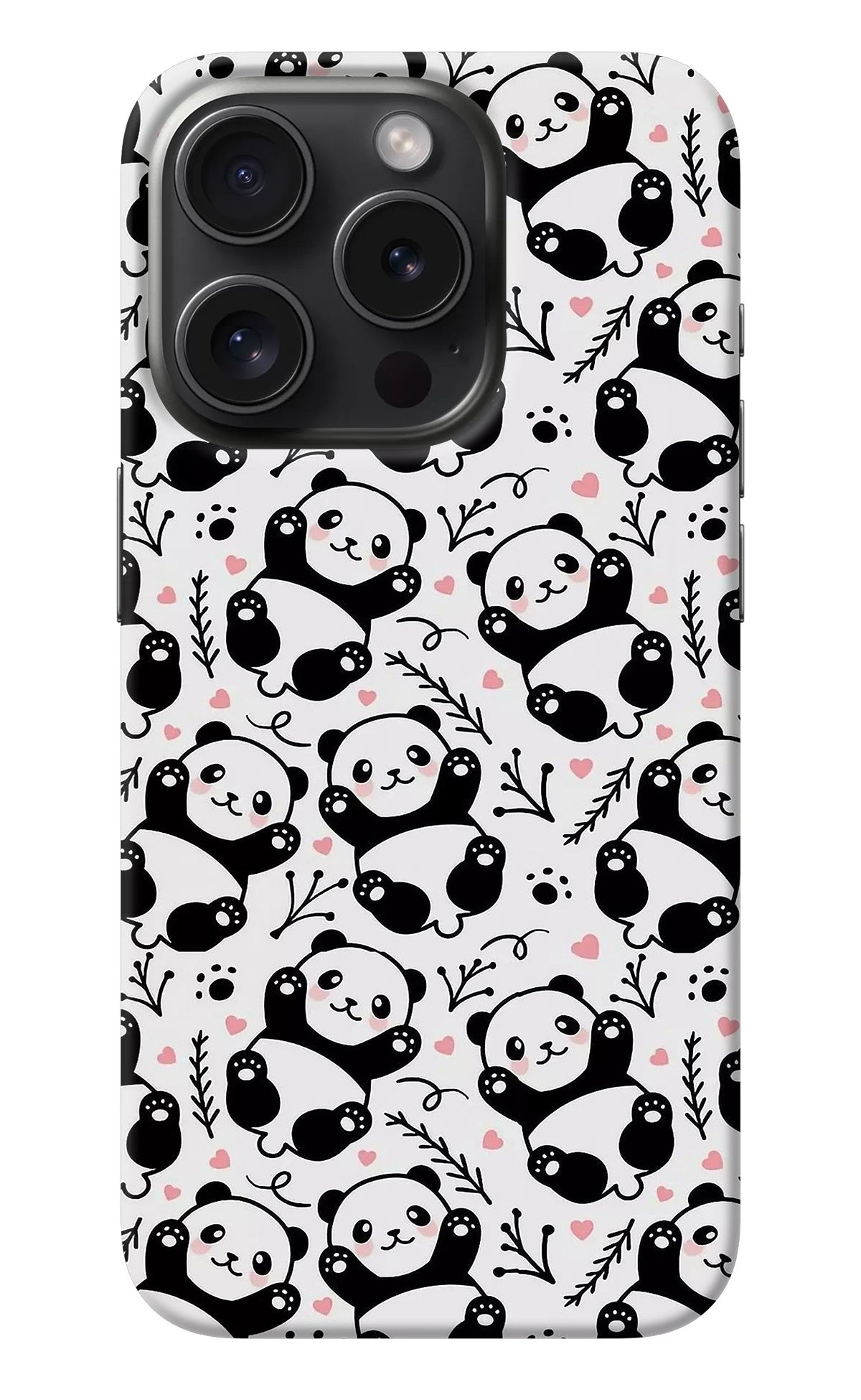 Cute Panda iPhone 15 Pro Max Back Cover