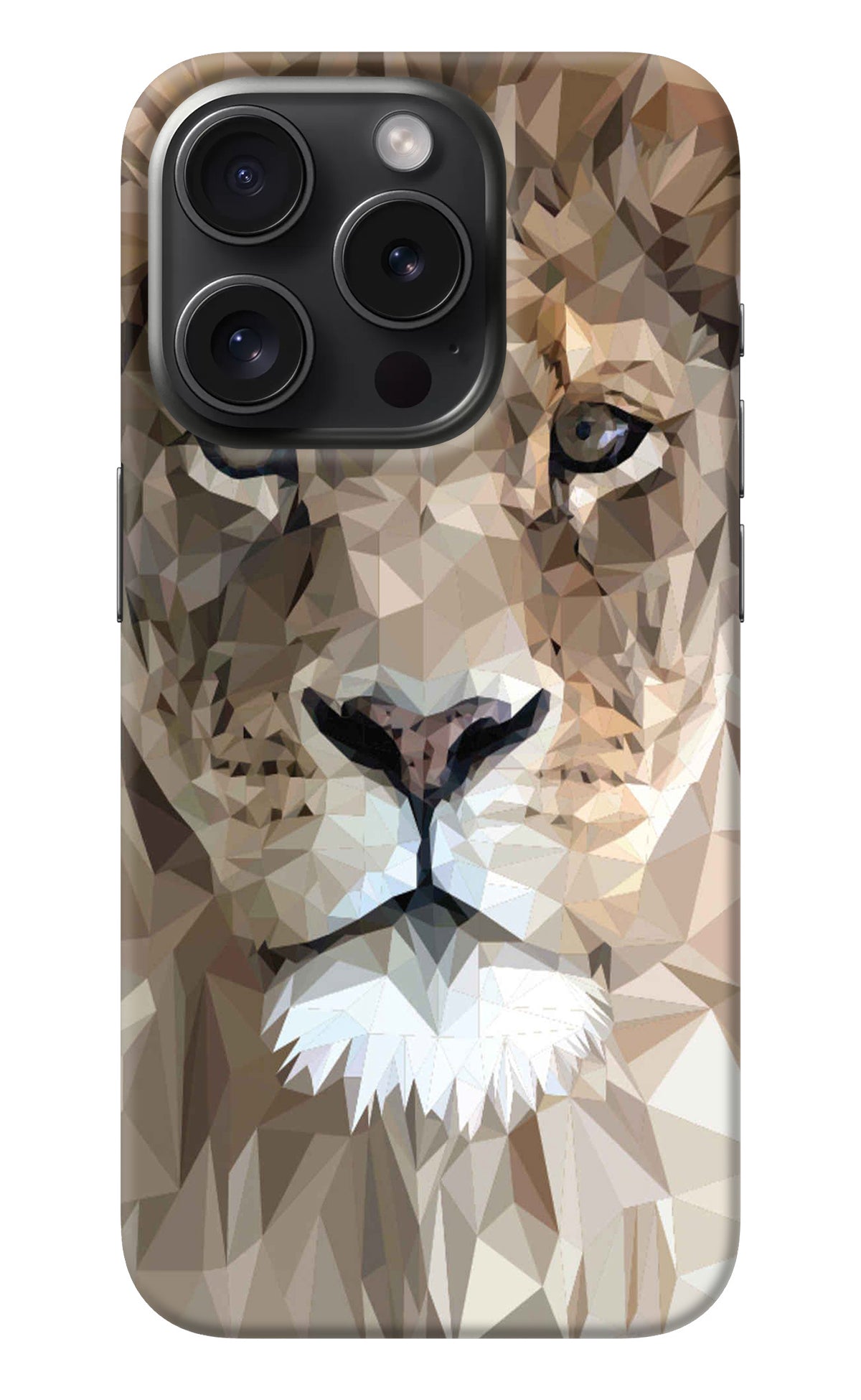 Lion Art iPhone 15 Pro Max Back Cover