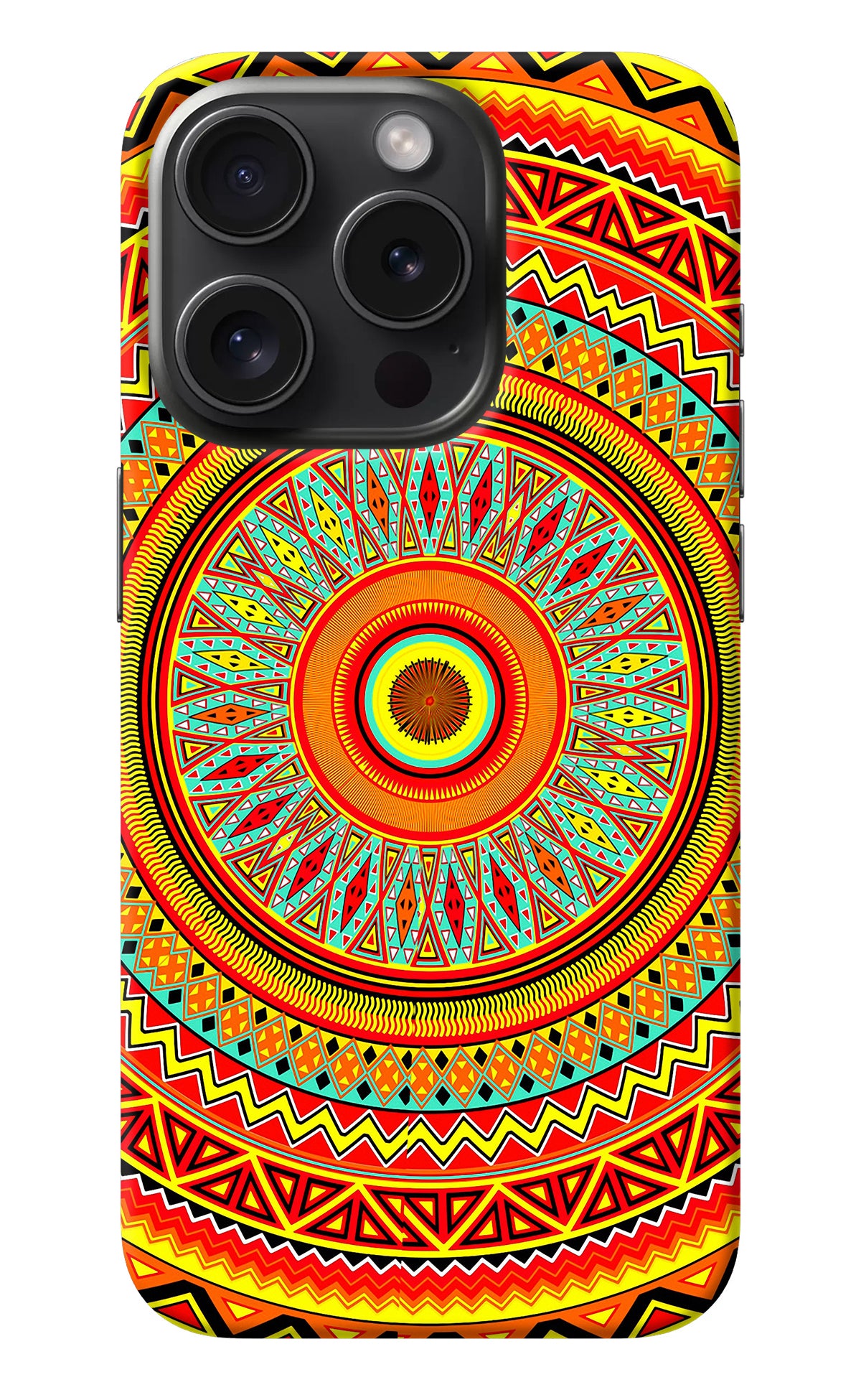 Mandala Pattern iPhone 15 Pro Max Back Cover