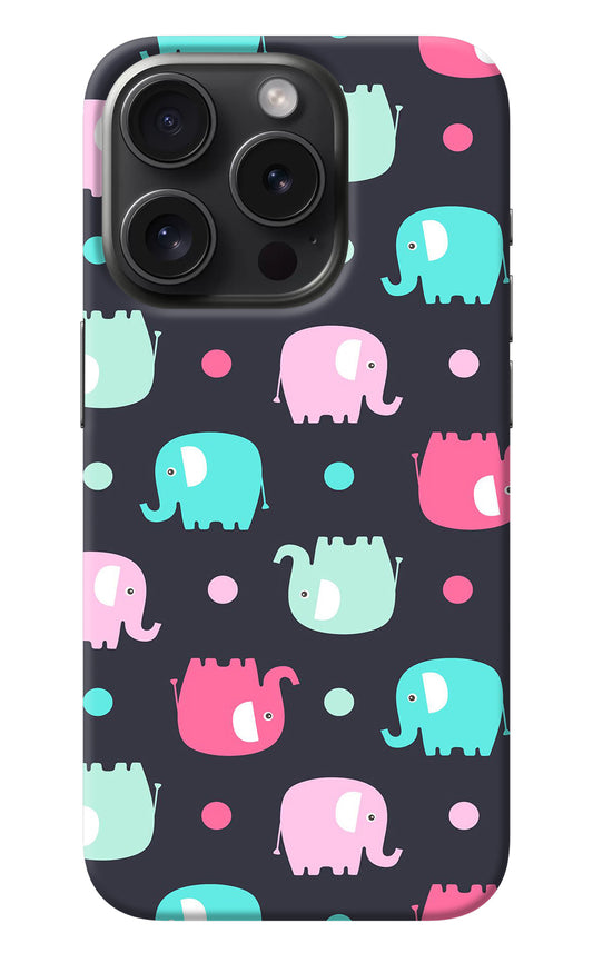 Elephants iPhone 15 Pro Max Back Cover