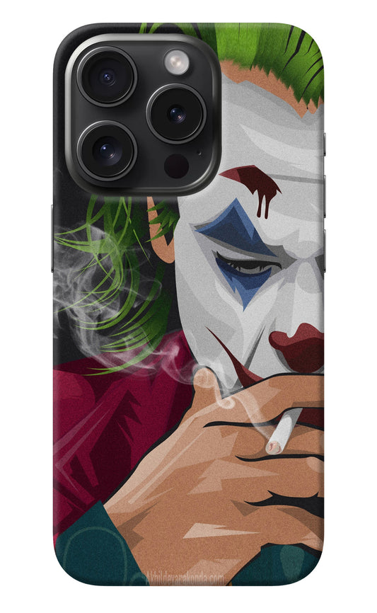 Joker Smoking iPhone 15 Pro Max Back Cover