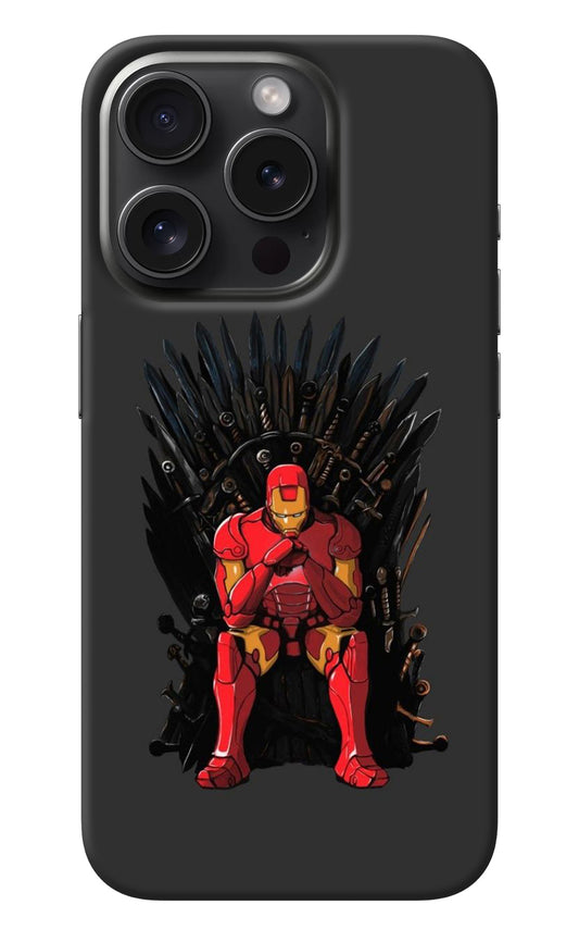 Ironman Throne iPhone 15 Pro Max Back Cover