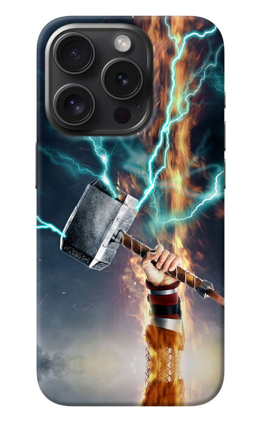 Thor Hammer Mjolnir iPhone 15 Pro Max Back Cover