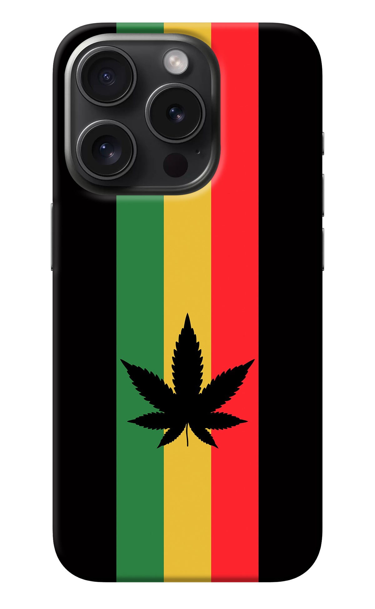 Weed Flag iPhone 15 Pro Max Back Cover