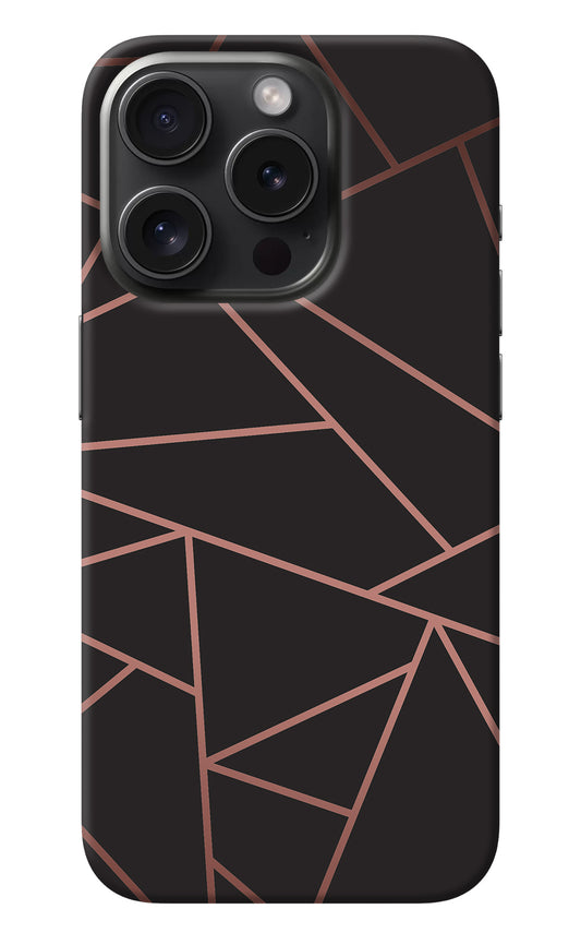 Geometric Pattern iPhone 15 Pro Max Back Cover