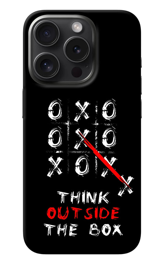 Think out of the BOX iPhone 15 Pro Max Back Cover