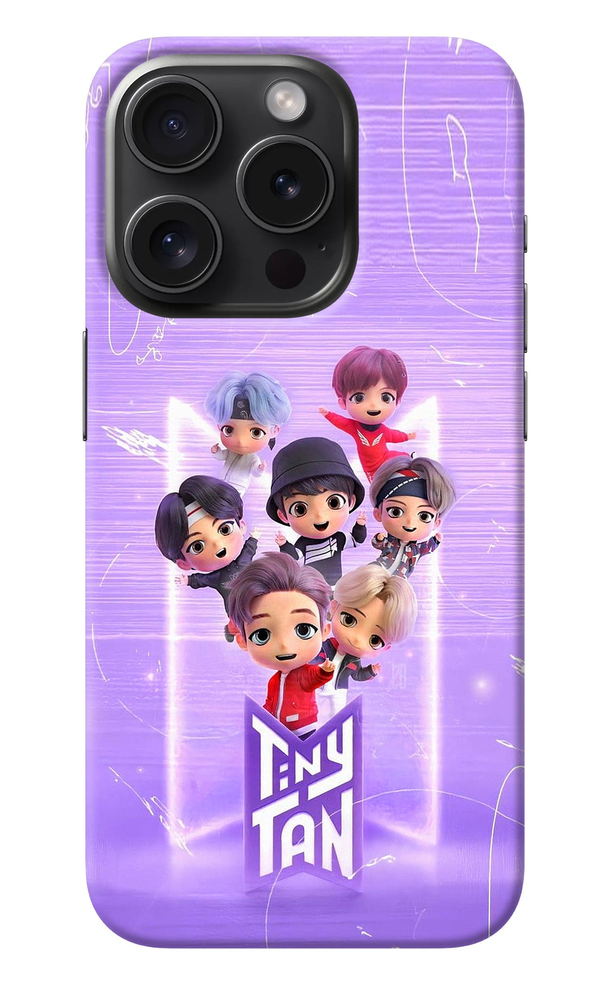 BTS Tiny Tan iPhone 15 Pro Max Back Cover