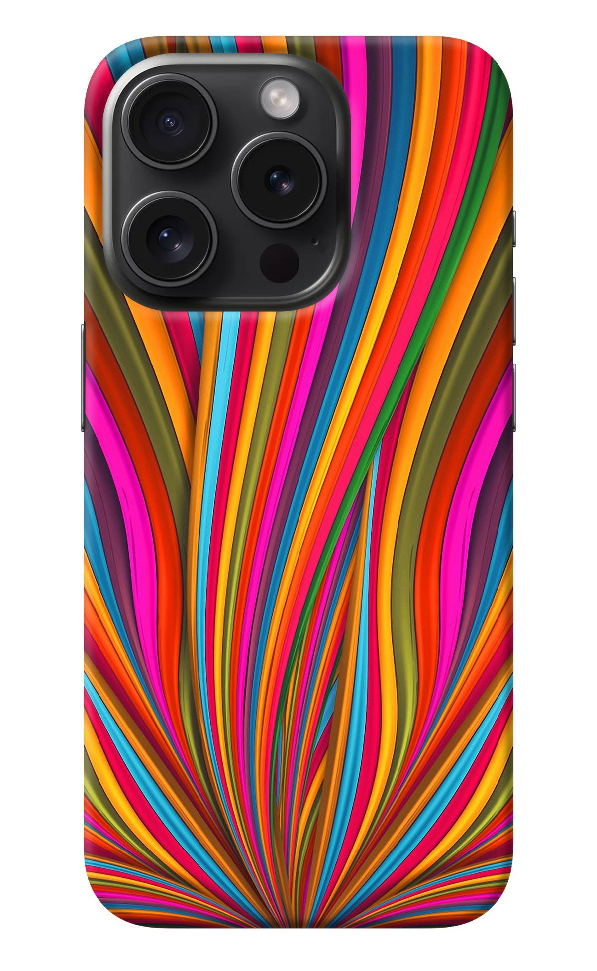 Trippy Wavy iPhone 15 Pro Max Back Cover