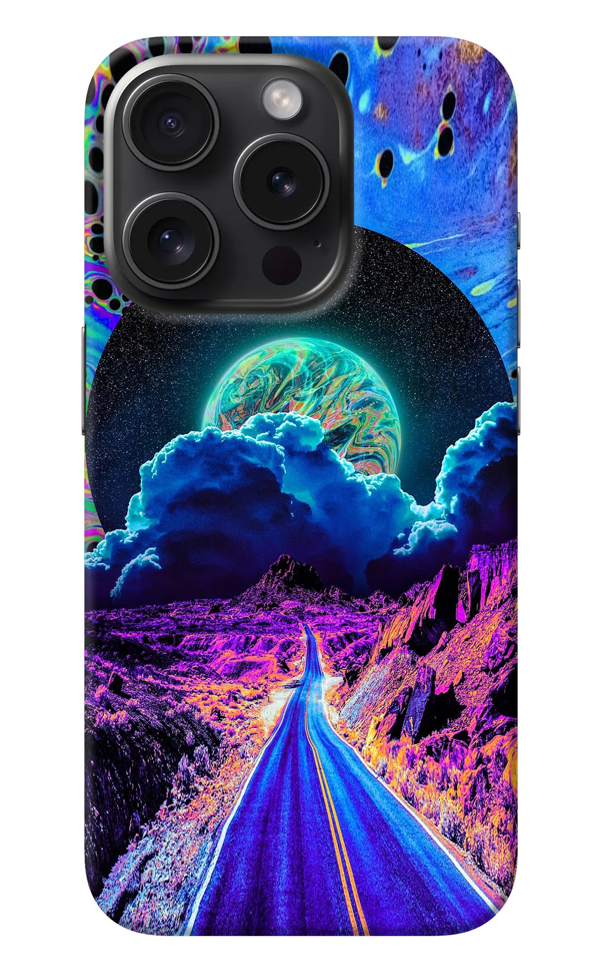 Psychedelic Painting iPhone 15 Pro Max Back Cover