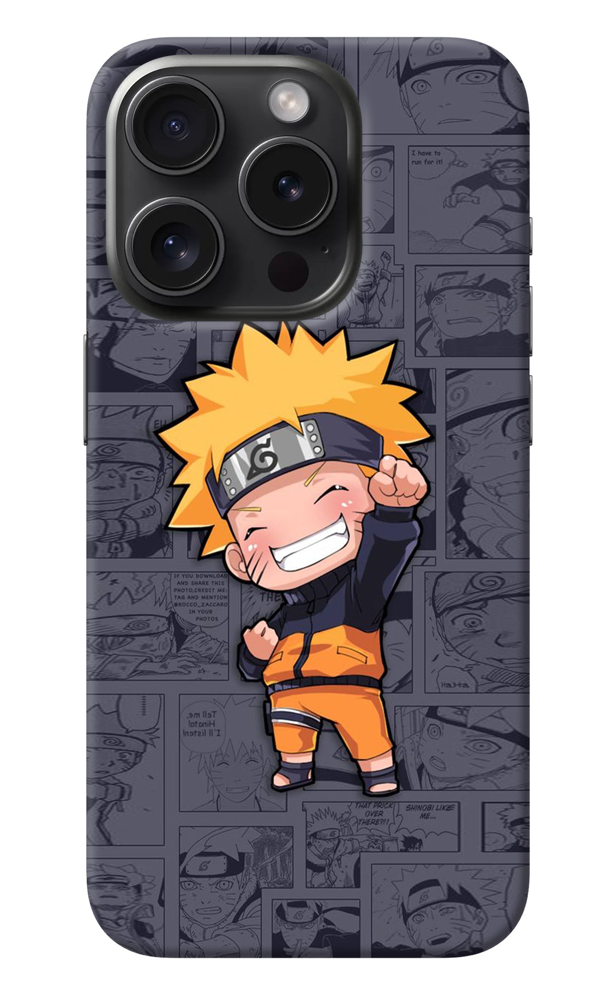 Chota Naruto iPhone 15 Pro Max Back Cover