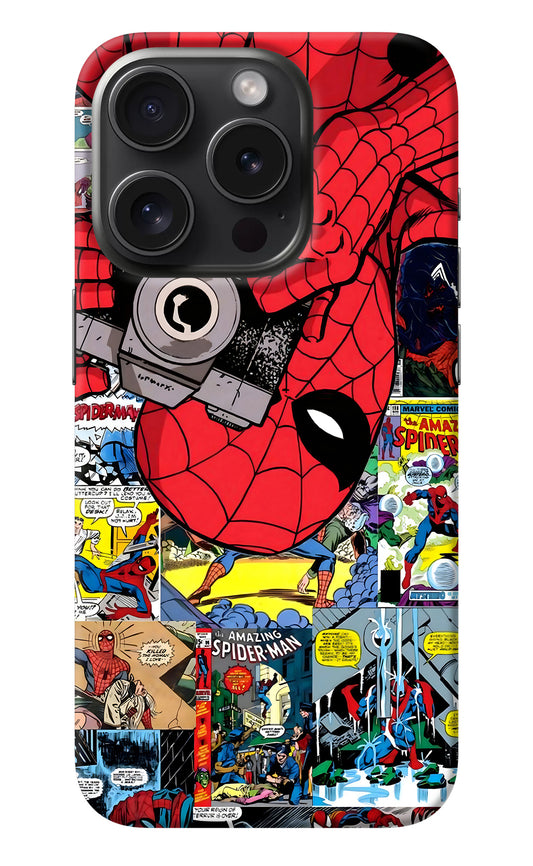 Spider Man iPhone 15 Pro Max Back Cover