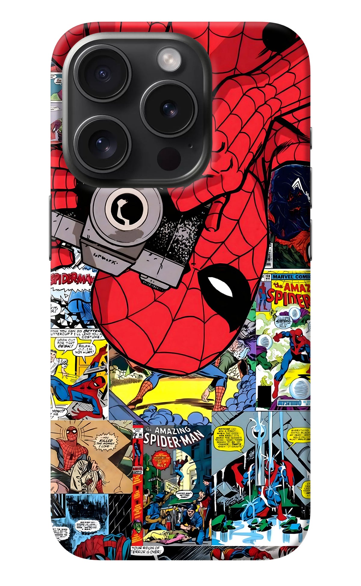 Spider Man iPhone 15 Pro Max Back Cover