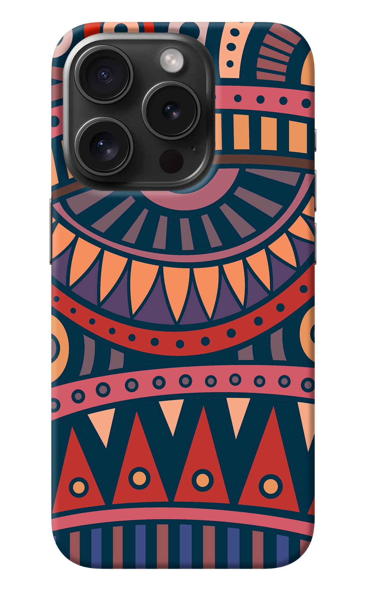 African Culture Design iPhone 15 Pro Max Back Cover