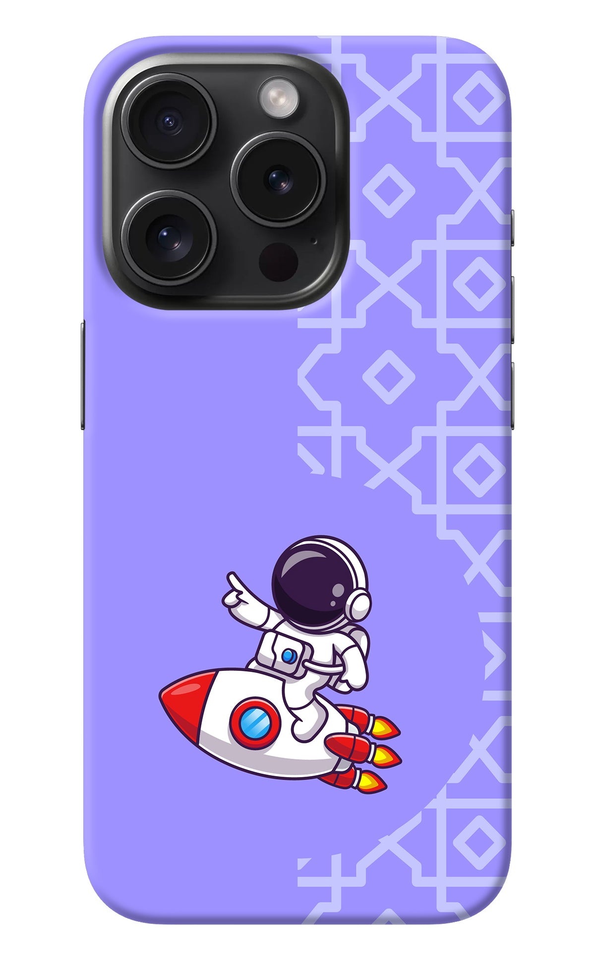 Cute Astronaut iPhone 15 Pro Max Back Cover