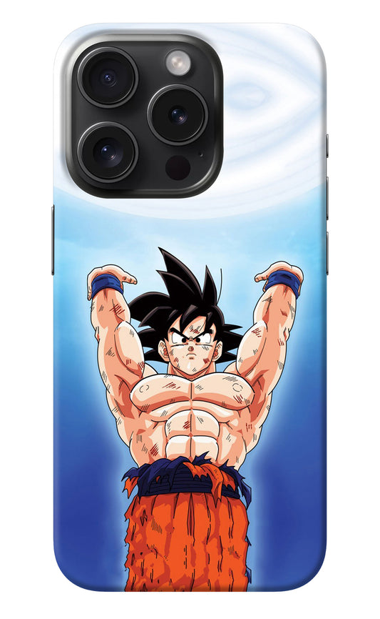 Goku Power iPhone 15 Pro Max Back Cover