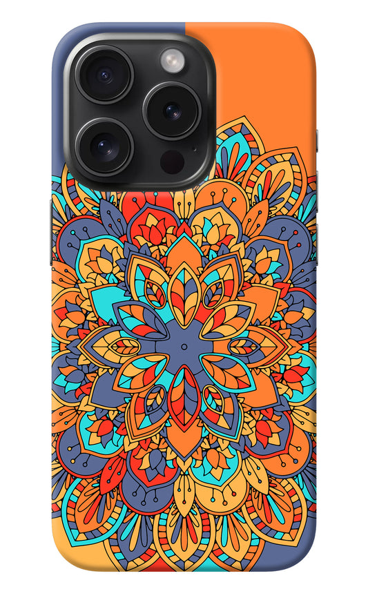 Color Mandala iPhone 15 Pro Max Back Cover