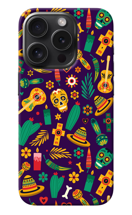 Mexican Artwork iPhone 15 Pro Max Back Cover