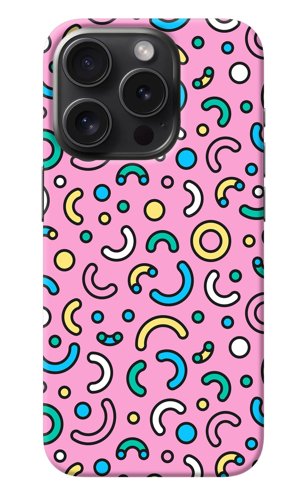 Memphis Design iPhone 15 Pro Max Back Cover