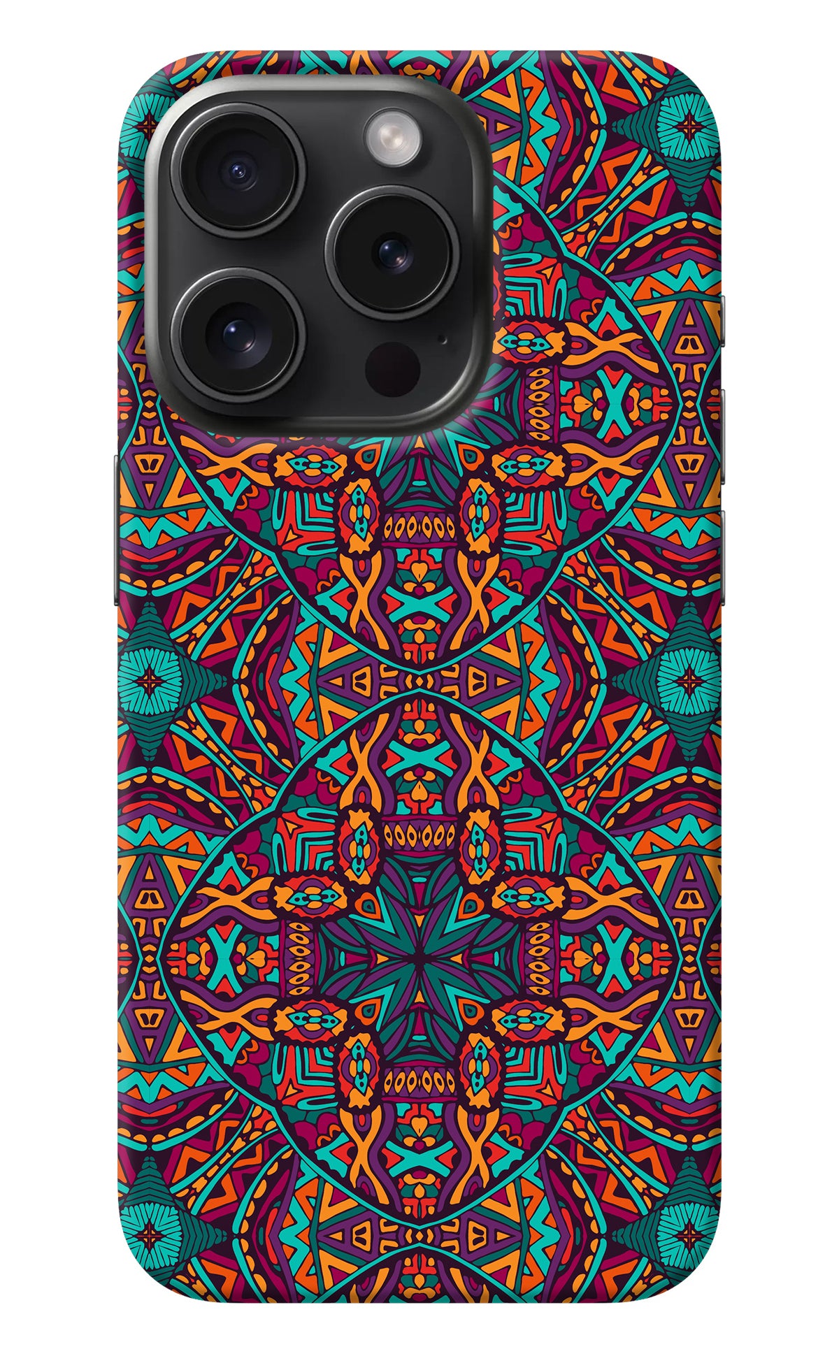 Colour Mandala iPhone 15 Pro Max Back Cover