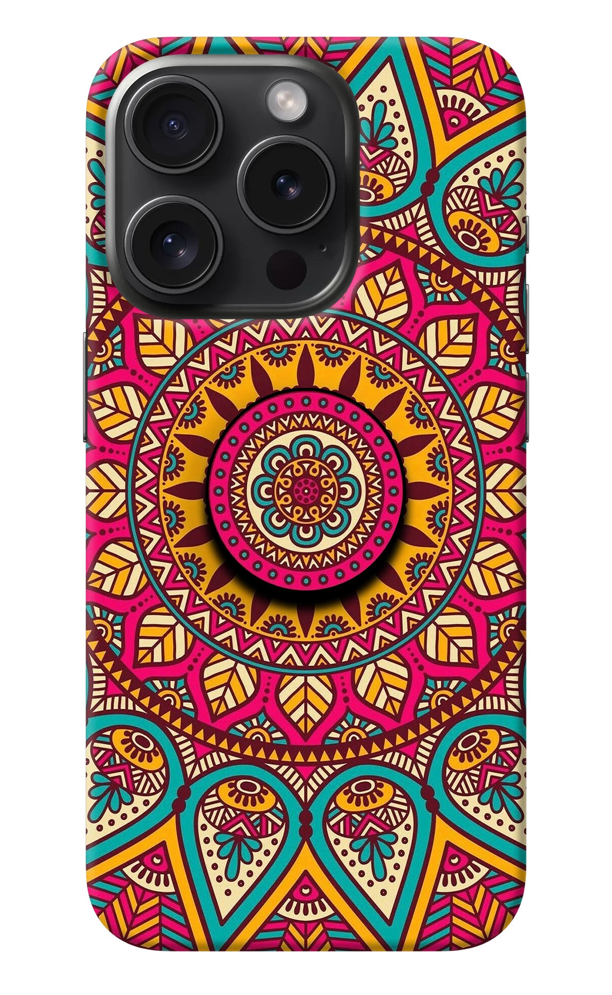 Mandala iPhone 15 Pro Max Pop Case