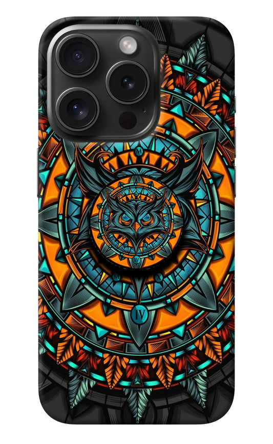 Angry Owl iPhone 15 Pro Max Pop Case