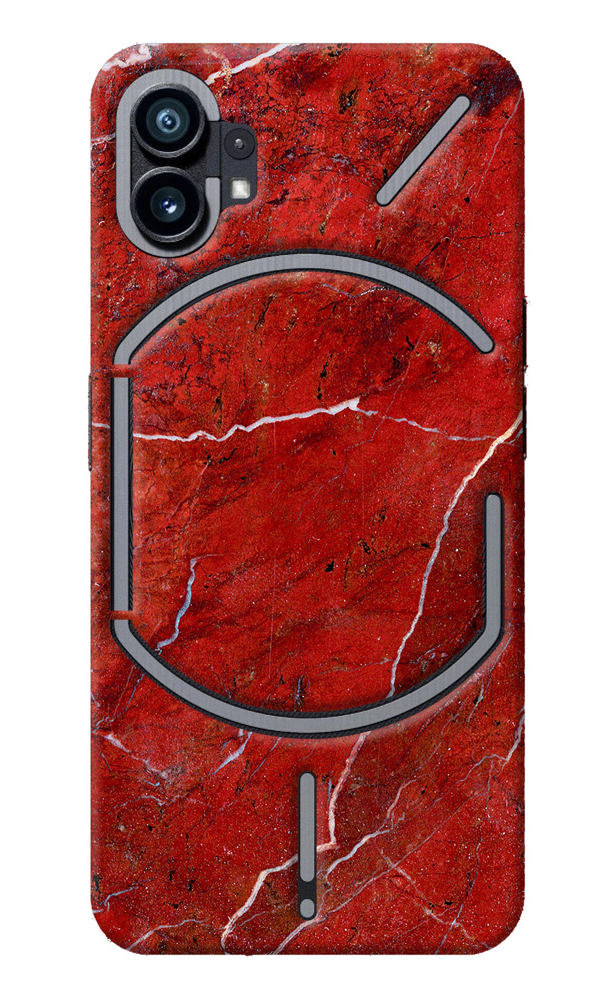 Red Marble Design Nothing Phone 1 Back Cover