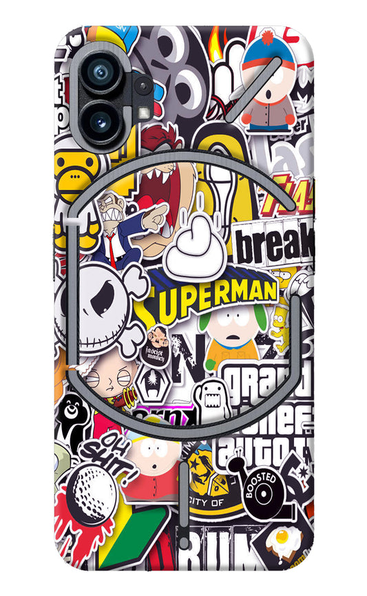 Sticker Bomb Nothing Phone 1 Back Cover