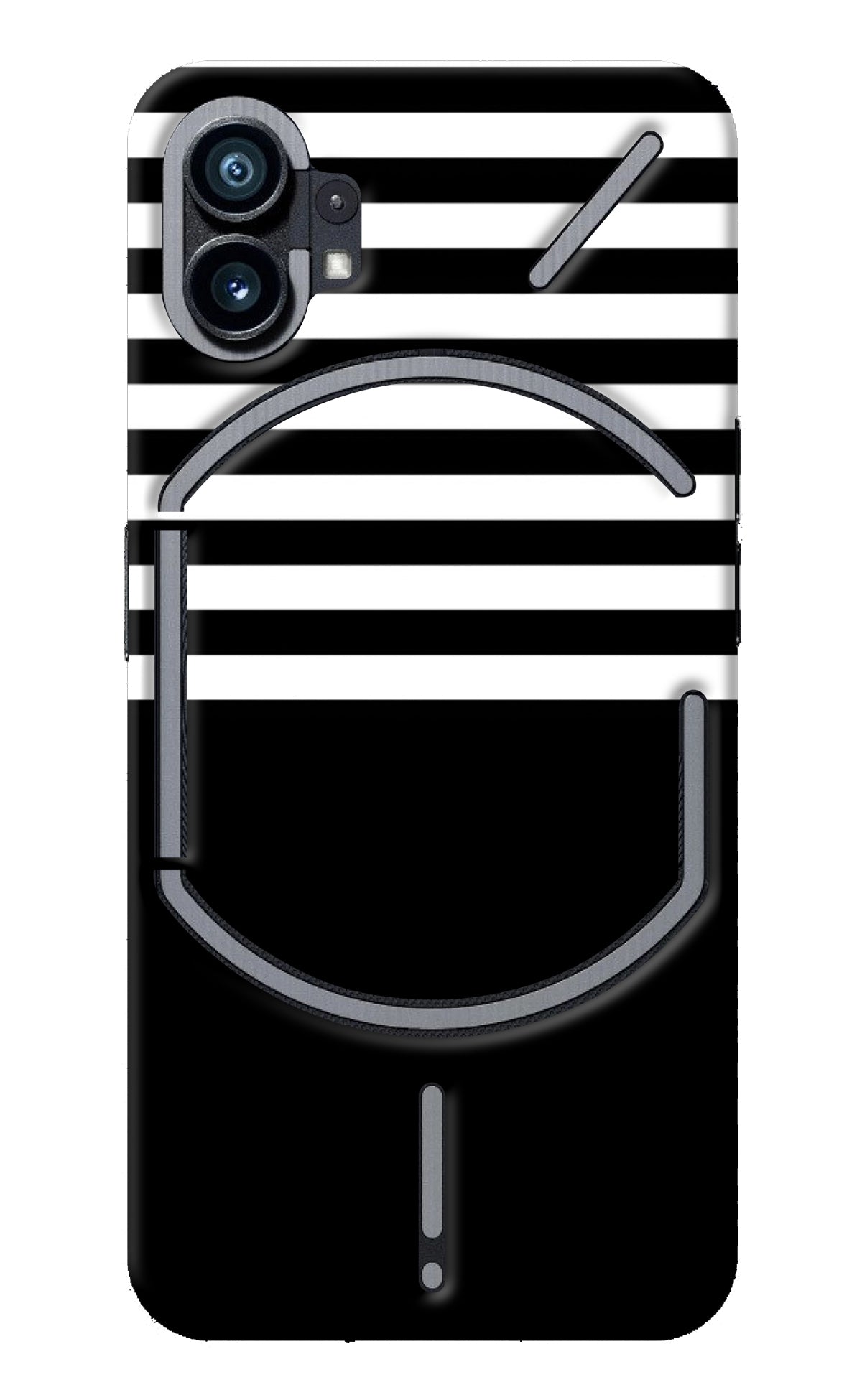 Black and White Print Nothing Phone 1 Back Cover