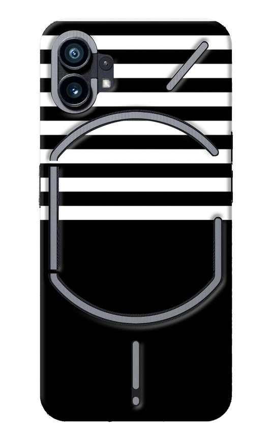 Black and White Print Nothing Phone 1 Back Cover