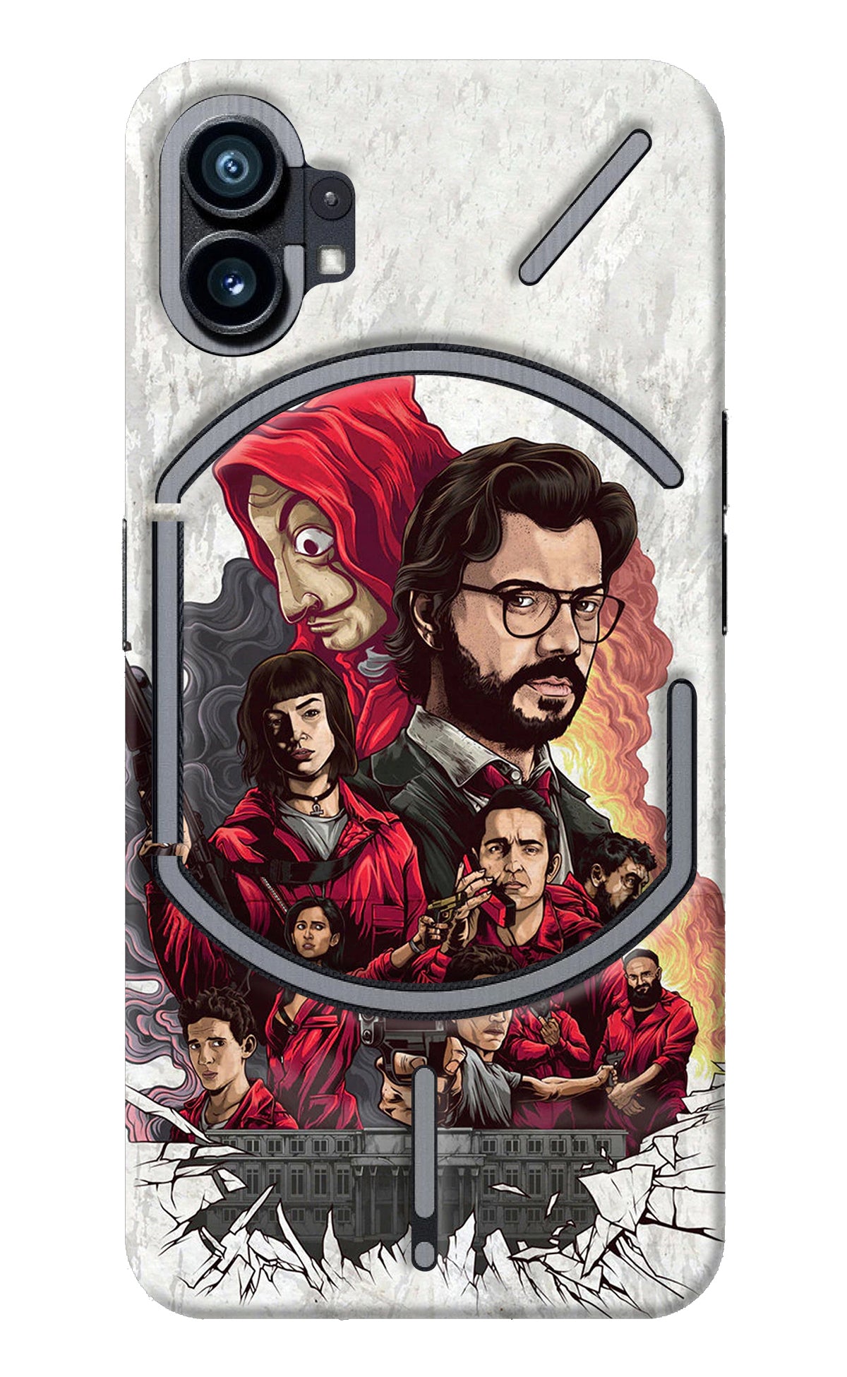 Money Heist Artwork Nothing Phone 1 Back Cover