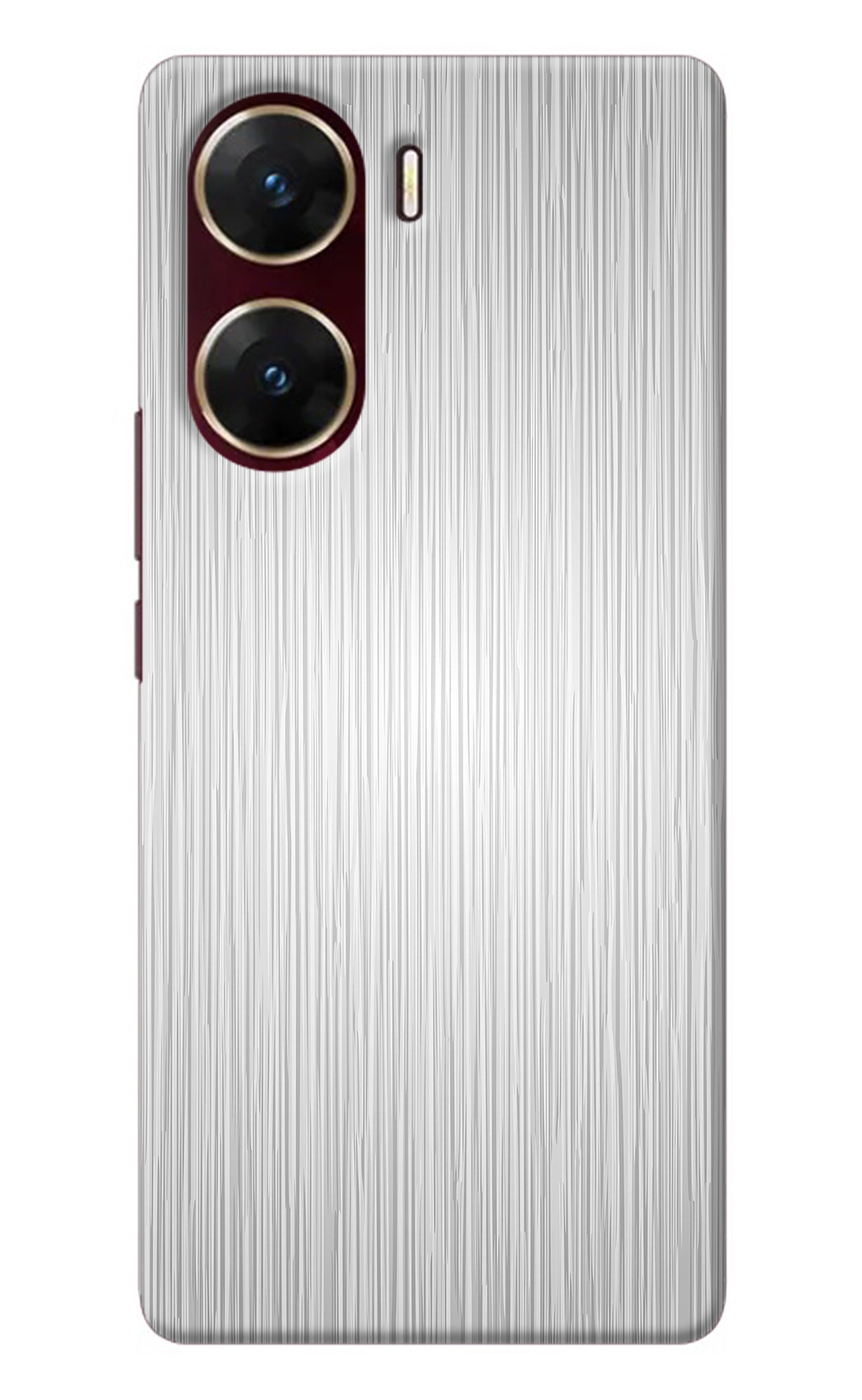 Wooden Grey Texture Vivo V29E Back Cover