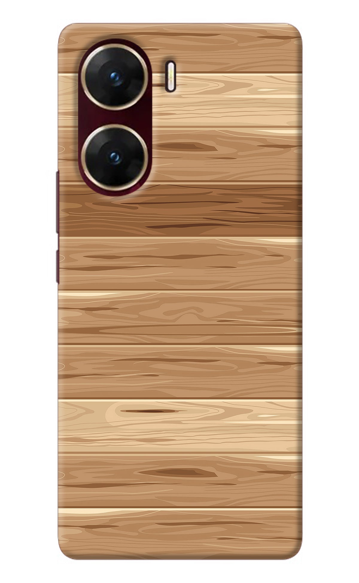 Wooden Vector Vivo V29E Back Cover