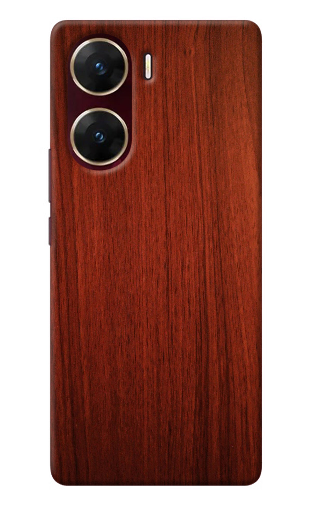 Wooden Plain Pattern Vivo V29E Back Cover