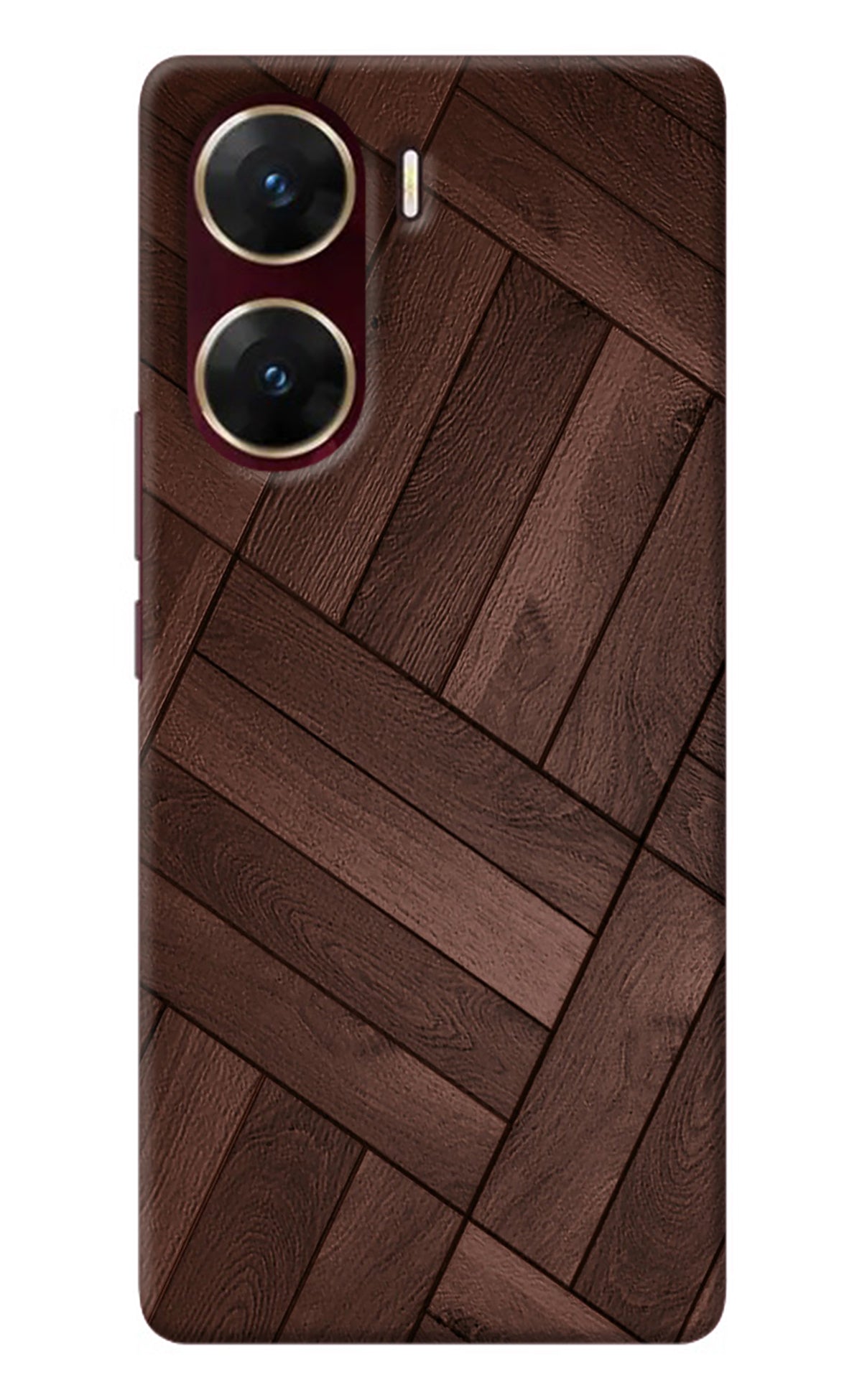 Wooden Texture Design Vivo V29E Back Cover