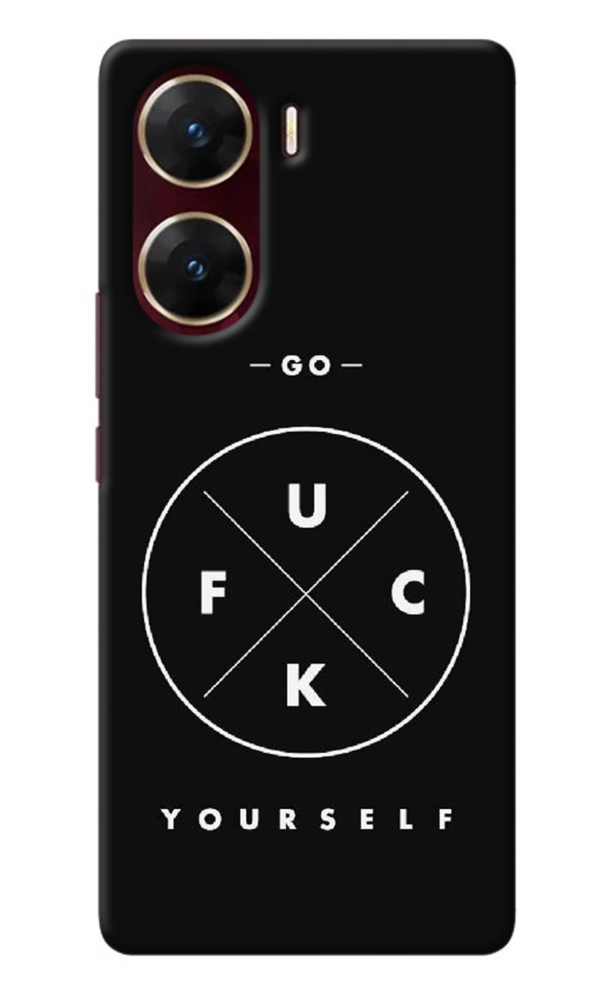 Go Fuck Yourself Vivo V29E Back Cover