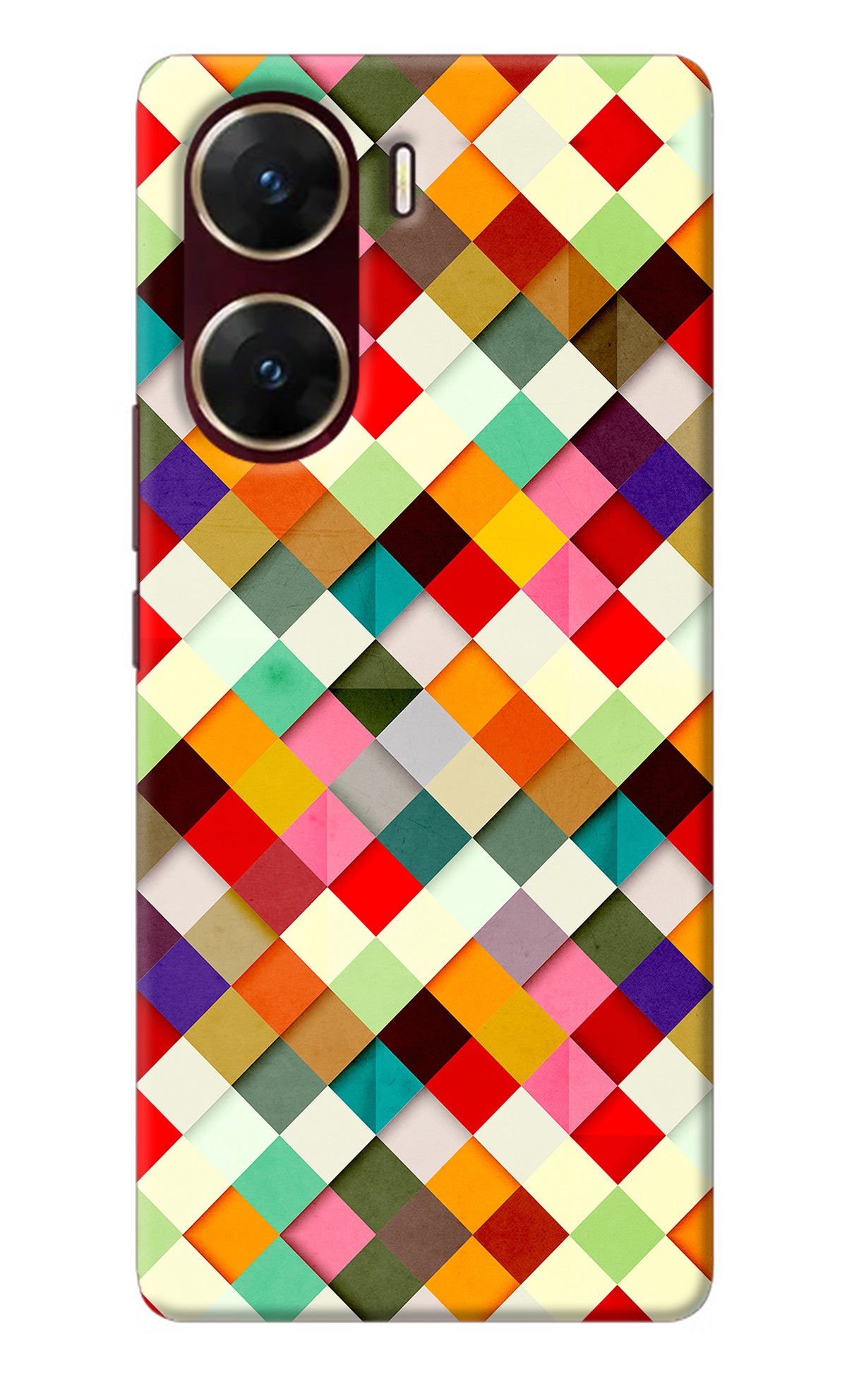 Geometric Abstract Colorful Vivo V29E Back Cover