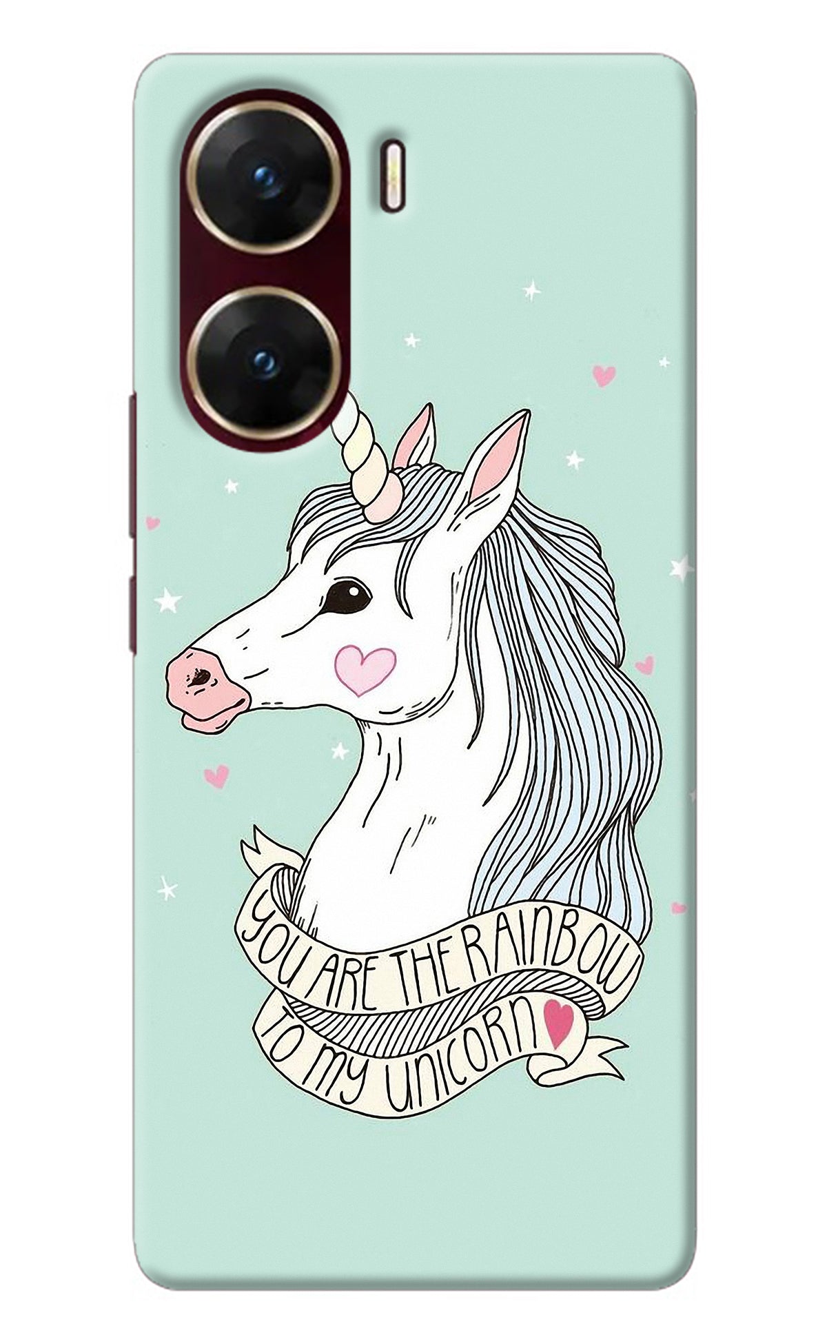 Unicorn Wallpaper Vivo V29E Back Cover