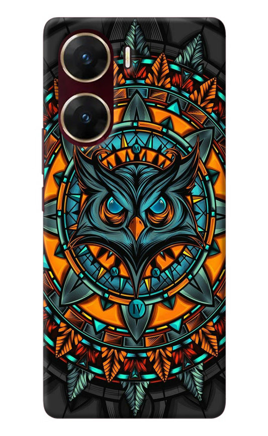 Angry Owl Art Vivo V29E Back Cover