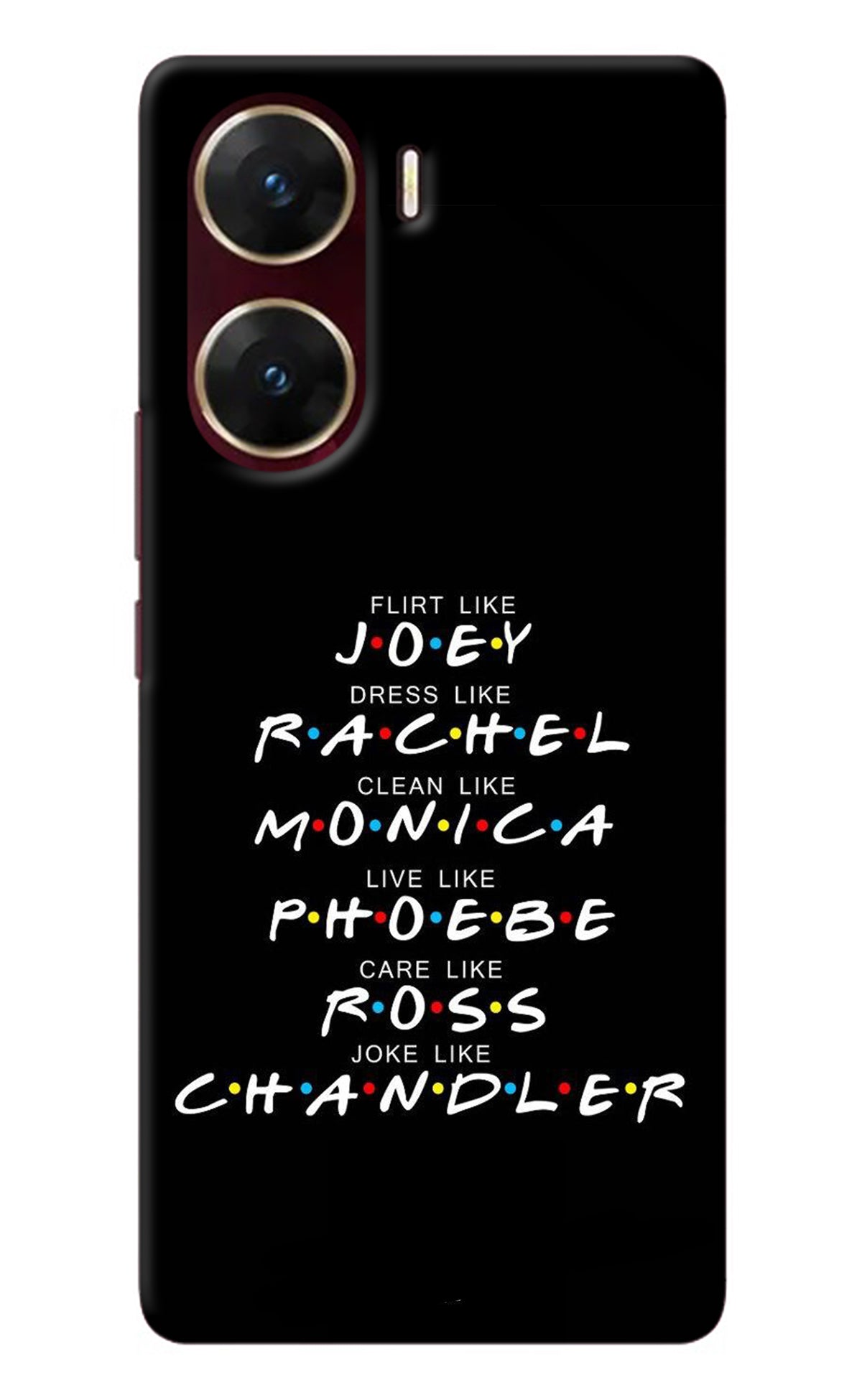 FRIENDS Character Vivo V29E Back Cover