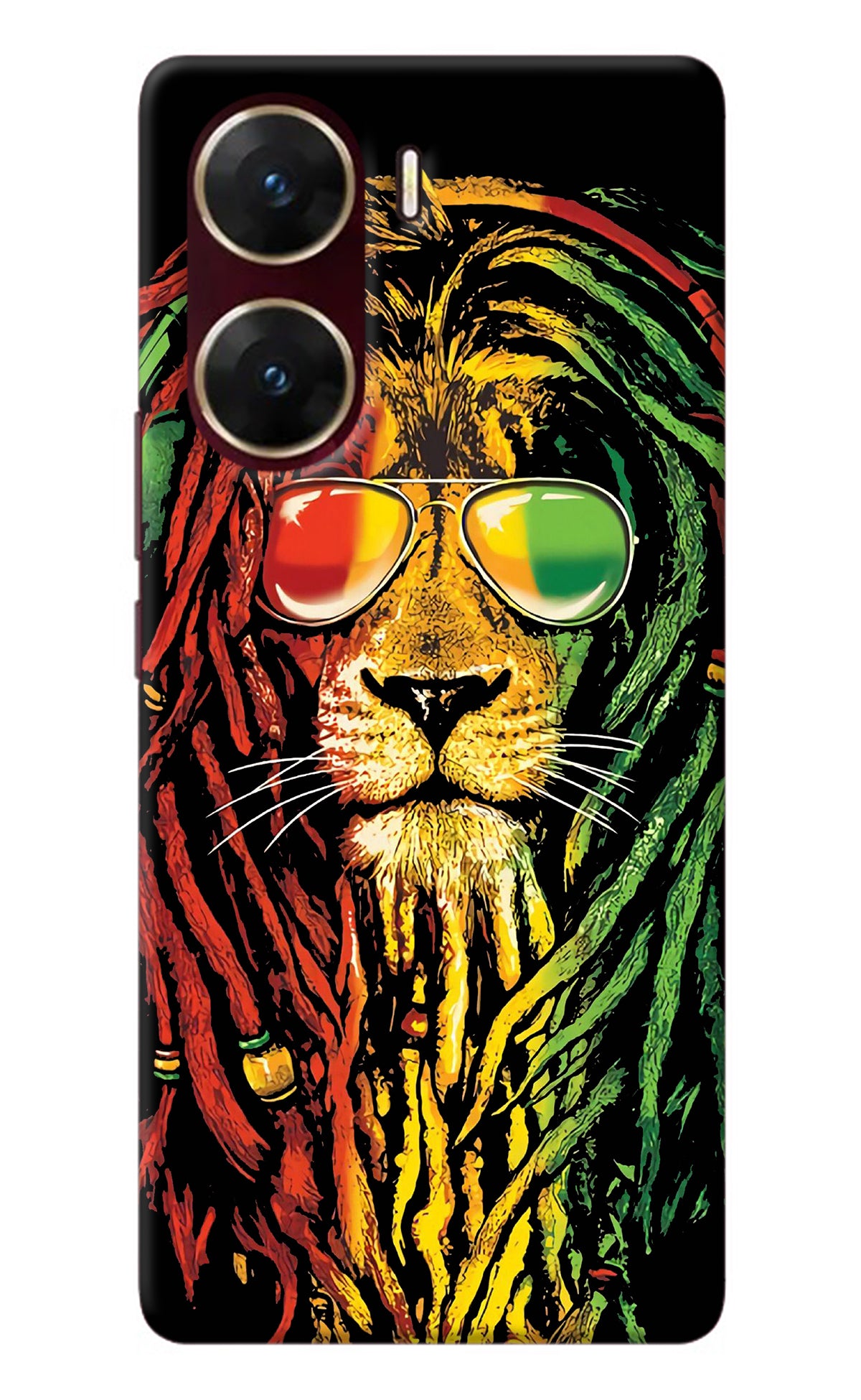 Rasta Lion Vivo V29E Back Cover