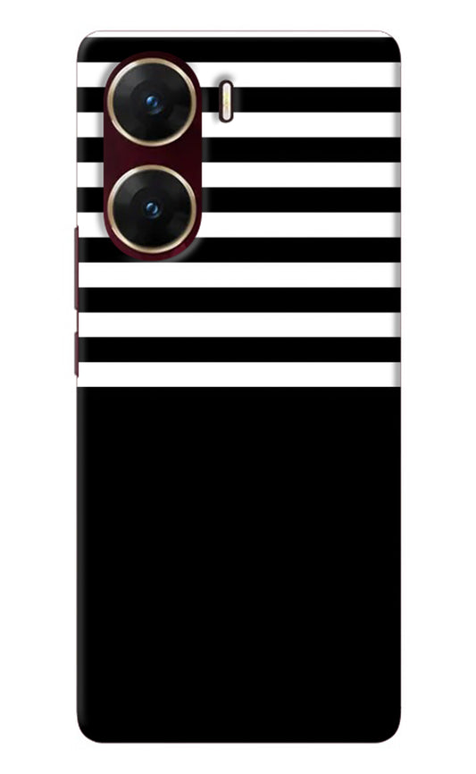 Black and White Print Vivo V29E Back Cover