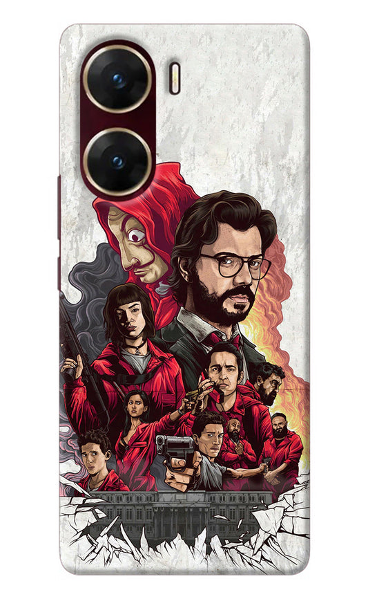 Money Heist Artwork Vivo V29E Back Cover